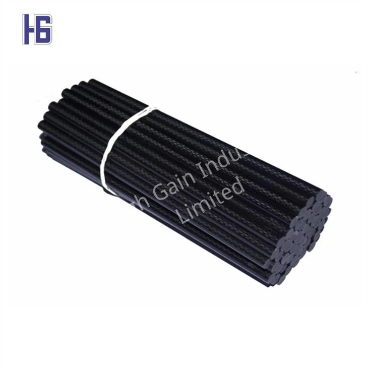 3K solid carbon fiber rod