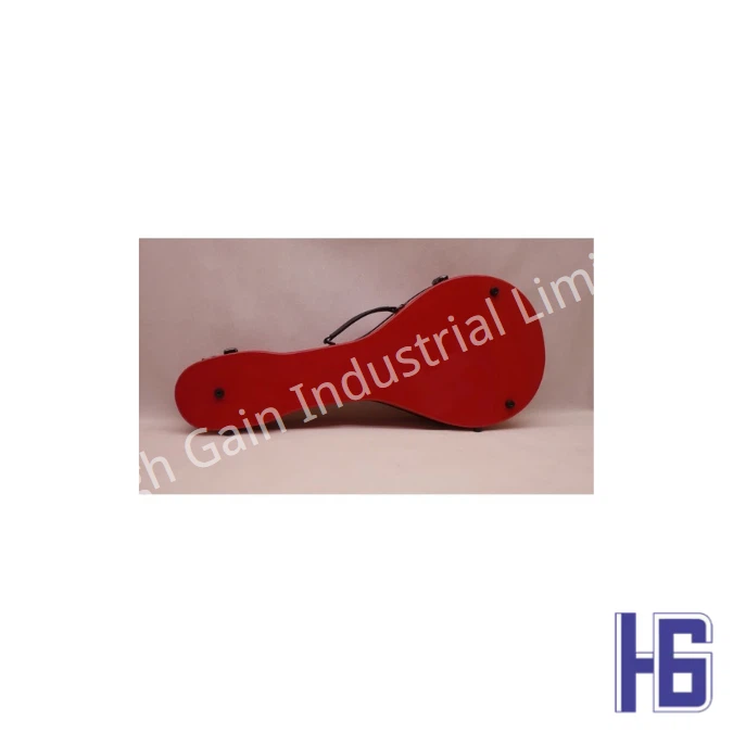 Mandolin Red A-shaped Carbon Fiber Case